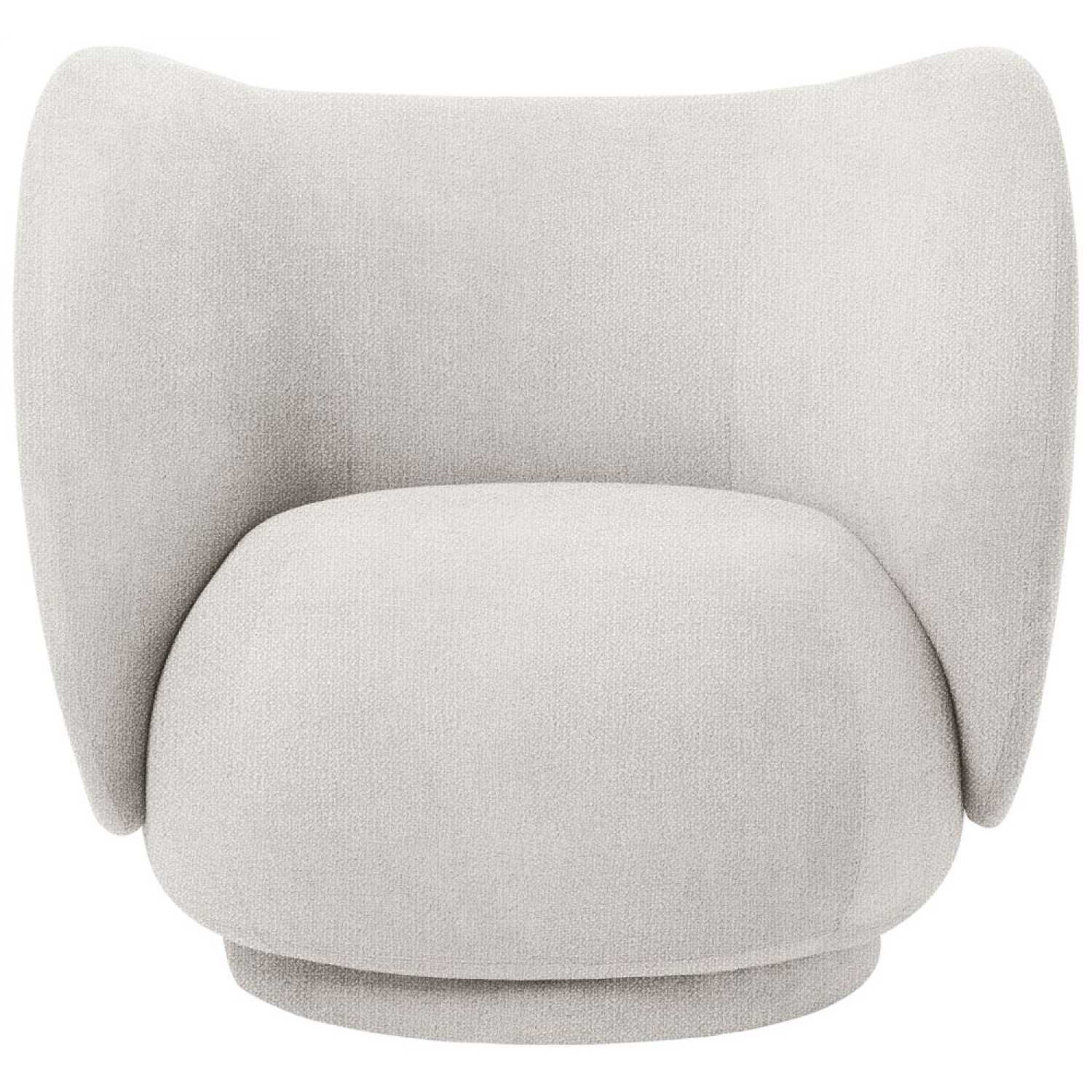 Ferm Living Rico Boucle Lounge Chair - Off-White